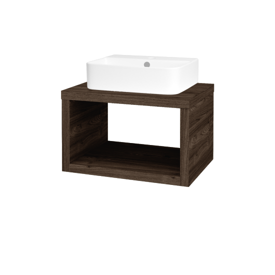 Kúpeľňová skrinka STORM SZO 60 (umývadlo Joy 3)  - D25 Teak