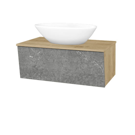 Umývadlová skrinka INVENCE SZZ 80 (umývadlo Triumph)  - D09 Arlington - D20 Galaxy - Nie