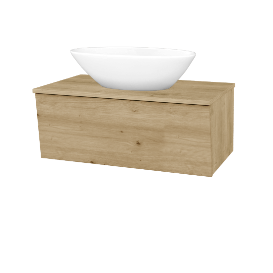 Umývadlová skrinka INVENCE SZZ 80 (umývadlo Triumph)  - D09 Arlington - D22 Karamel - Nie