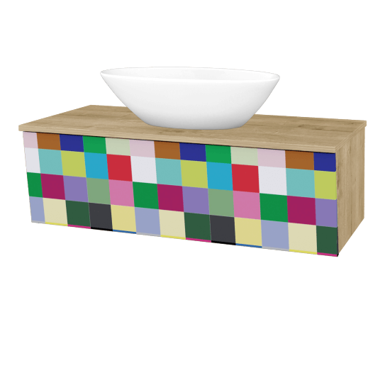 Umývadlová skrinka INVENCE SZZ 100 (umývadlo Triumph)  - D09 Arlington - IND Individual - Nie