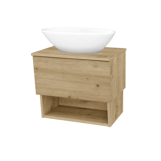 Umývadlová skrinka INVENCE SZZO 65 (umývadlo Triumph)  - D09 Arlington - D22 Karamel - Nie