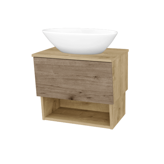 Umývadlová skrinka INVENCE SZZO 65 (umývadlo Triumph)  - D09 Arlington - D23 Herkules - Nie