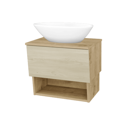 Umývadlová skrinka INVENCE SZZO 65 (umývadlo Triumph)  - D09 Arlington - D24 Ohio - Nie