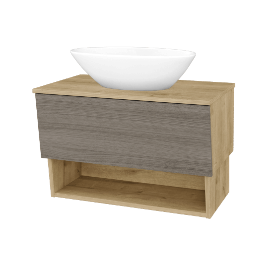 Umývadlová skrinka INVENCE SZZO 80 (umývadlo Triumph)  - D09 Arlington - D03 Cafe - Nie