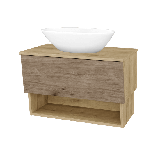 Umývadlová skrinka INVENCE SZZO 80 (umývadlo Triumph)  - D09 Arlington - D23 Herkules - Nie