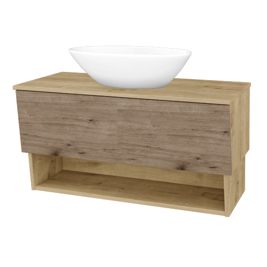 Umývadlová skrinka INVENCE SZZO 100 (umývadlo Triumph)  - D09 Arlington - D23 Herkules - Nie