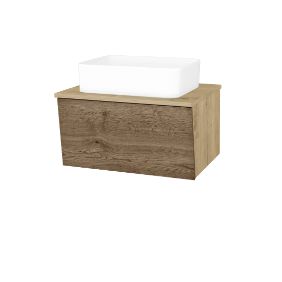 Umývadlová skrinka INVENCE SZZ 65 (umývadlo Joy)  - D09 Arlington - D21 Tobacco - Nie