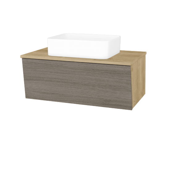 Umývadlová skrinka INVENCE SZZ 80 (umývadlo Joy)  - D09 Arlington - D03 Cafe - Nie