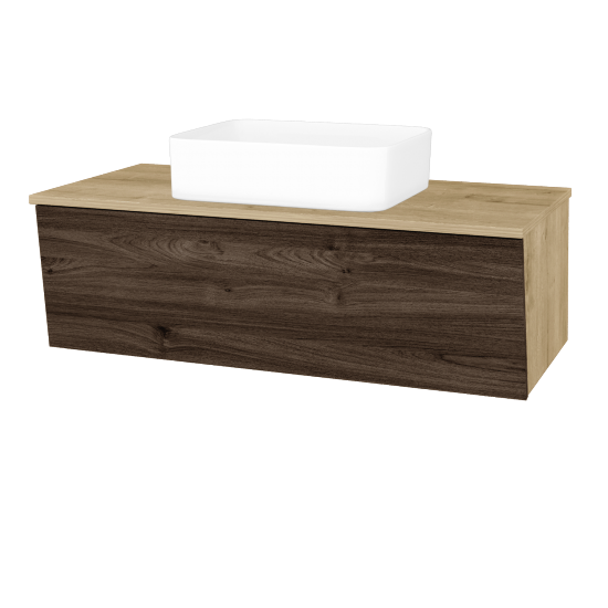 Umývadlová skrinka INVENCE SZZ 100 (umývadlo Joy)  - D09 Arlington - D25 Teak - Nie