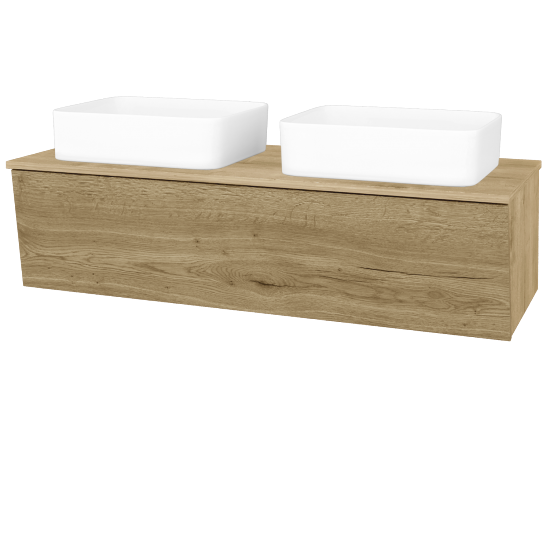 Umývadlová skrinka INVENCE SZZ 125 (2 umývadlá Joy)  - D09 Arlington - D26 Ontario - Nie