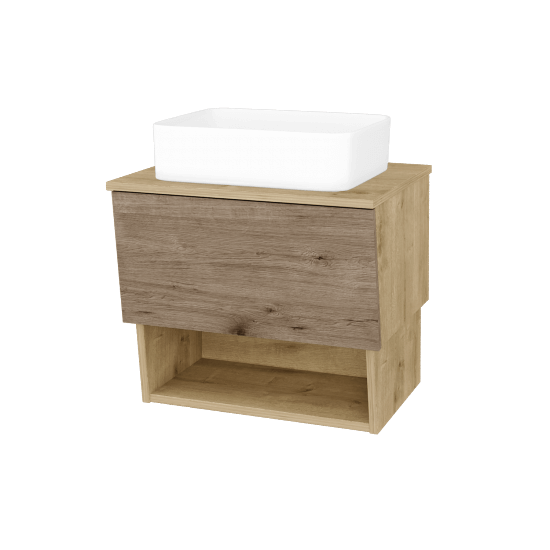 Umývadlová skrinka INVENCE SZZO 65 (umývadlo Joy)  - D09 Arlington - D23 Herkules - Nie