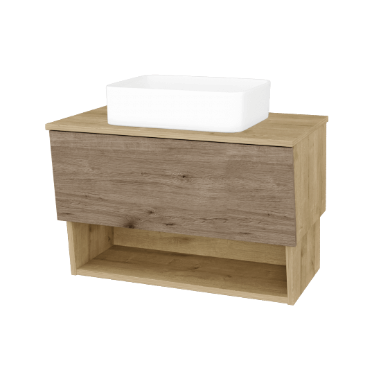 Umývadlová skrinka INVENCE SZZO 80 (umývadlo Joy)  - D09 Arlington - D23 Herkules - Nie