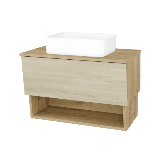 Umývadlová skrinka INVENCE SZZO 80 (umývadlo Joy)  - D09 Arlington - D24 Ohio - Nie