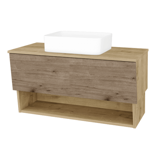 Umývadlová skrinka INVENCE SZZO 100 (umývadlo Joy)  - D09 Arlington - D23 Herkules - Nie