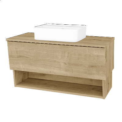 Kúpeľňová skriňa INVENCE SZZO 100 (umývadlo Joy 2)  - D09 Arlington - D09 Arlington