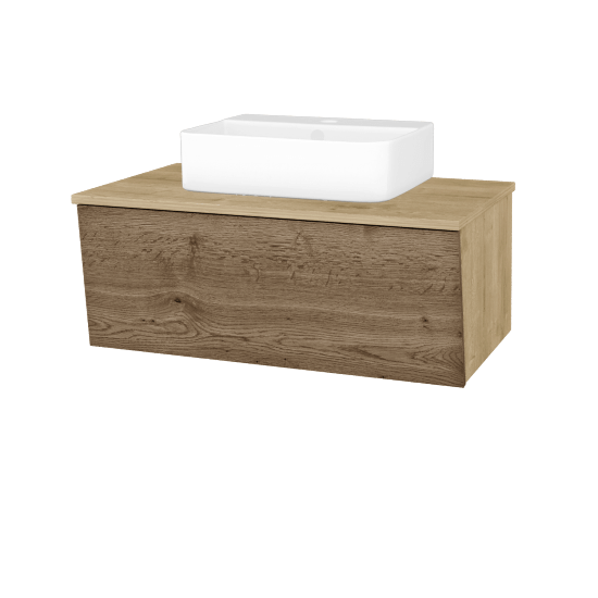 Umývadlová skrinka INVENCE SZZ 80 (umývadlo Joy 3)  - D09 Arlington - D21 Tobacco - Nie