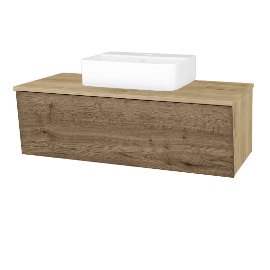 Umývadlová skrinka INVENCE SZZ 100 (umývadlo Joy 3)  - D09 Arlington - D21 Tobacco - Nie