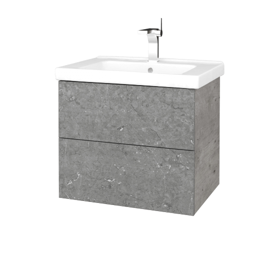 Umývadlová skrinka VARIANTE SZZ2 65 (umývadlo Harmonia)  - D01 Betón - D20 Galaxy
