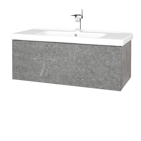 Umývadlová skrinka VARIANTE SZZ 100 (umývadlo Harmonia)  - D01 Betón - D20 Galaxy
