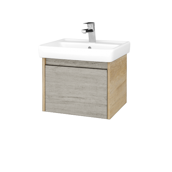 Kúpeľňová skrinka BONO SZZ 55 (umývadlo Q)  - D15 Nebraska - D05 Oregon