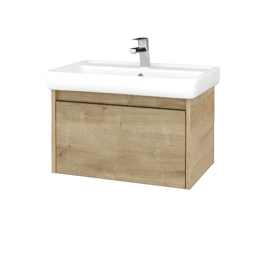 Kúpeľňová skrinka BONO SZZ 70 (umývadlo Q)  - D15 Nebraska - D09 Arlington