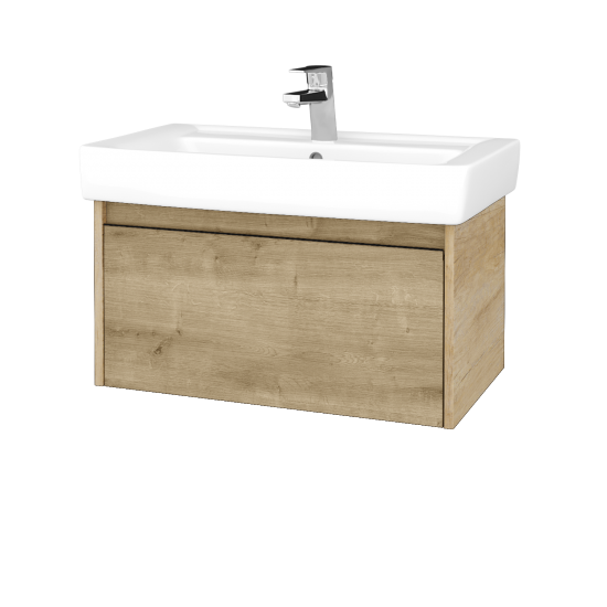 Kúpeľňová skrinka BONO SZZ 80 (umývadlo Q)  - D15 Nebraska - D09 Arlington