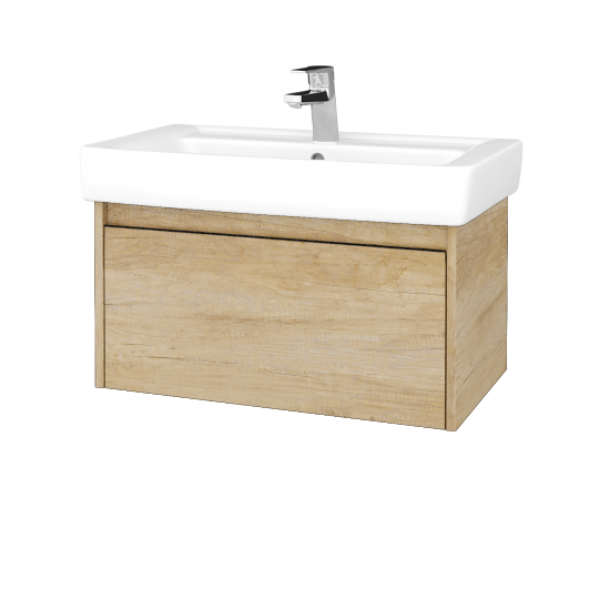 Kúpeľňová skrinka BONO SZZ 80 (umývadlo Q)  - D15 Nebraska - D15 Nebraska