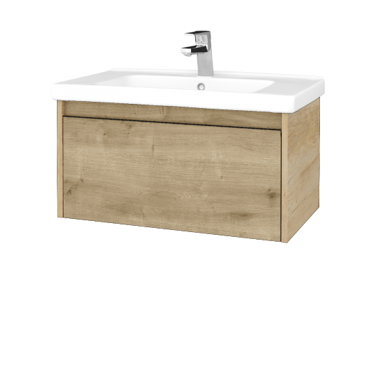 Kúpeľňová skrinka BONO SZZ 80 (umývadlo Harmonia)  - D15 Nebraska - D09 Arlington