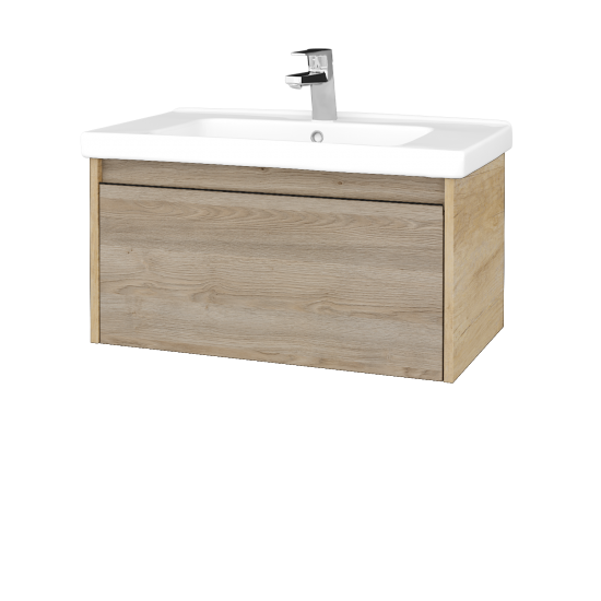 Kúpeľňová skrinka BONO SZZ 80 (umývadlo Harmonia)  - D15 Nebraska - D17 Colorado