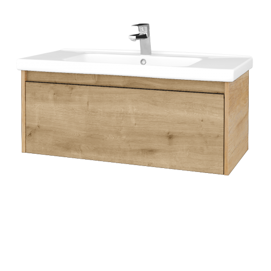 Kúpeľňová skrinka BONO SZZ 100 (umývadlo Harmonia)  - D15 Nebraska - D09 Arlington