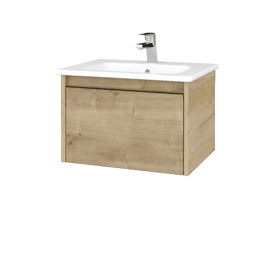 Kúpeľňová skrinka BONO SZZ 60 (umývadlo Euphoria)  - D15 Nebraska - D09 Arlington