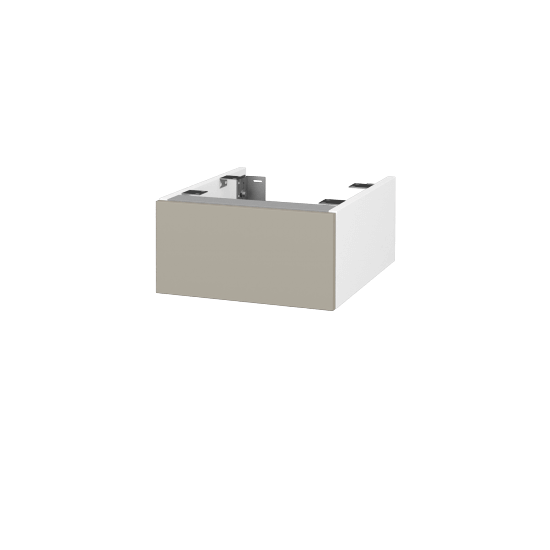 Doplnková skrinka pod dosku DSD SZZ 40 (výška 20 cm)  - N01 Biela lesk - M05 Béžová mat - Ne