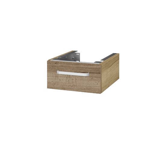 Doplnková skrinka pod dosku DSD SZZ 40 (výška 20 cm)  - D26 Ontario - Úchytka T01 - D21 Tobacco - Ne