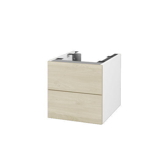 Doplnková skrinka pod dosku DSD SZZ2 40 (výška 40 cm)  - N01 Biela lesk - D24 Ohio - Ne