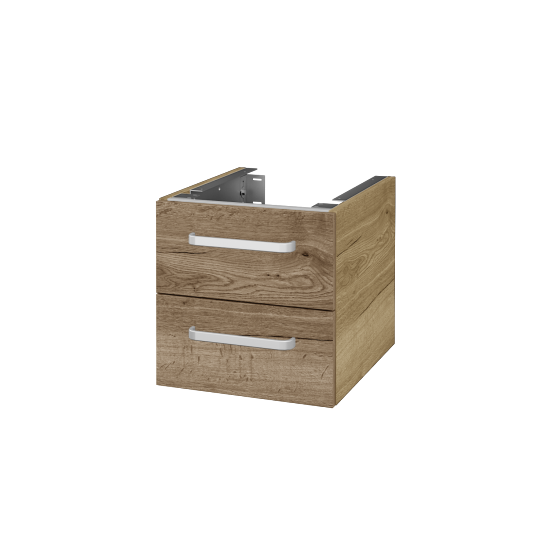 Doplnková skrinka pod dosku DSD SZZ2 40 (výška 40 cm)  - D26 Ontario - Úchytka T01 - D21 Tobacco - Ne