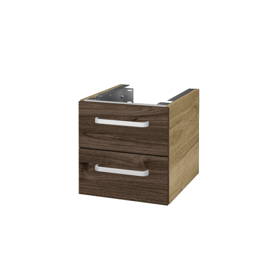 Doplnková skrinka pod dosku DSD SZZ2 40 (výška 40 cm)  - D26 Ontario - Úchytka T01 - D25 Teak - Ne