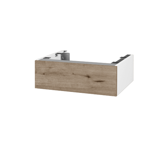 Doplnková skrinka pod dosku DSD SZZ 60 (výška 20 cm)  - N01 Biela lesk - D23 Herkules - Ne