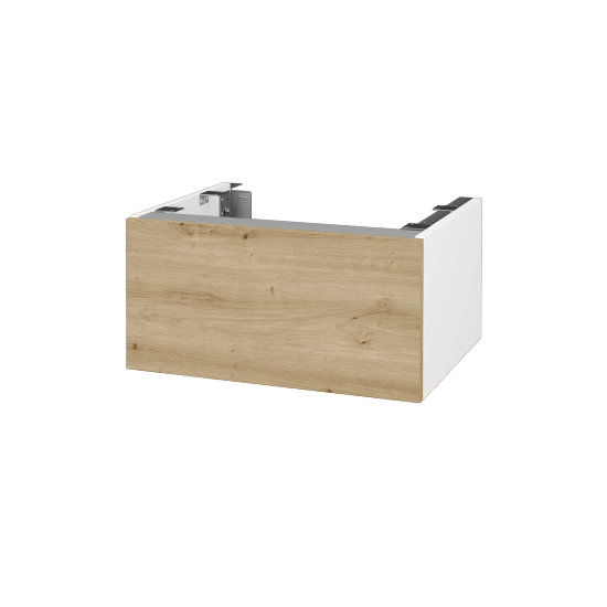 Doplnková skrinka pod dosku DSD SZZ1 60 (výška 30 cm)  - N01 Biela lesk - D22 Karamel - Ne