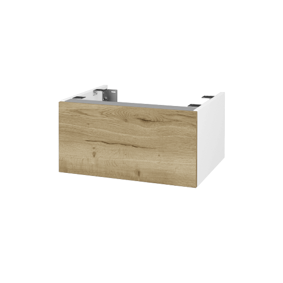 Doplnková skrinka pod dosku DSD SZZ1 60 (výška 30 cm)  - N01 Biela lesk - D26 Ontario - Ne