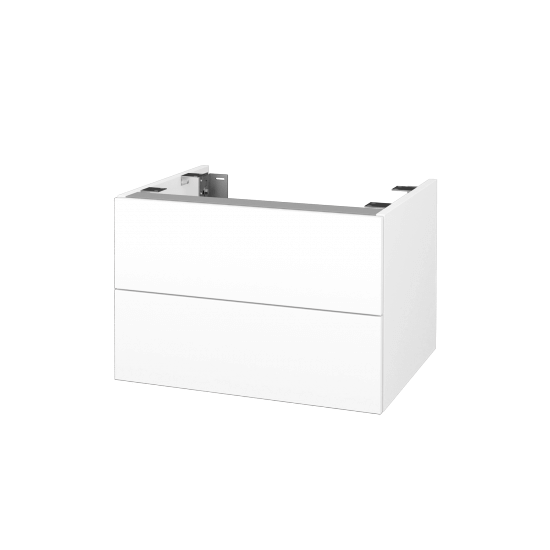 Doplňková skříňka pod desku DSD SZZ2 60 (výška 40 cm)  - N01 Bílá lesk - L01 Bílá vysoký lesk - Ne