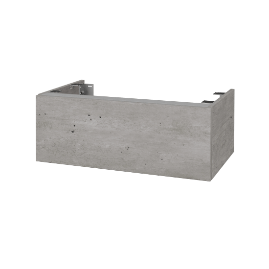 Doplňková skříňka pod desku DSD SZZ1 80 (výška 30 cm)  - D01 Beton - D01 Beton - Ne