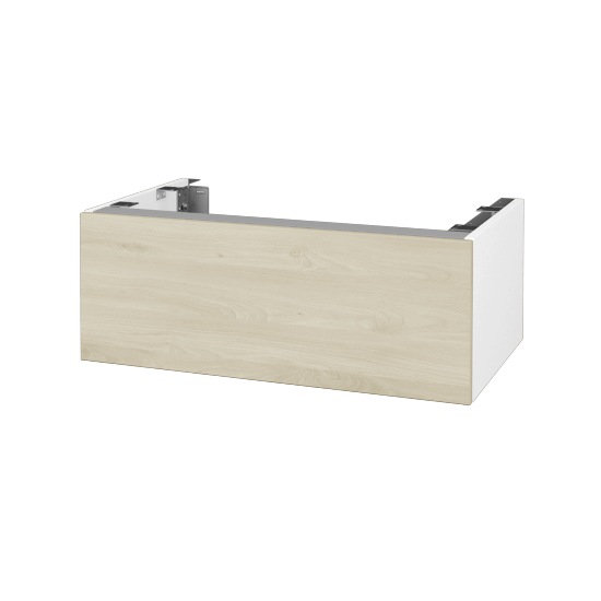 Doplnková skrinka pod dosku DSD SZZ1 80 (výška 30 cm)  - N01 Biela lesk - D24 Ohio - Ne