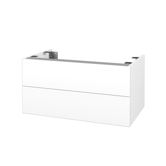 Doplňková skříňka pod desku DSD SZZ2 80 (výška 40 cm)  - N01 Bílá lesk - M01 Bílá mat - Ne