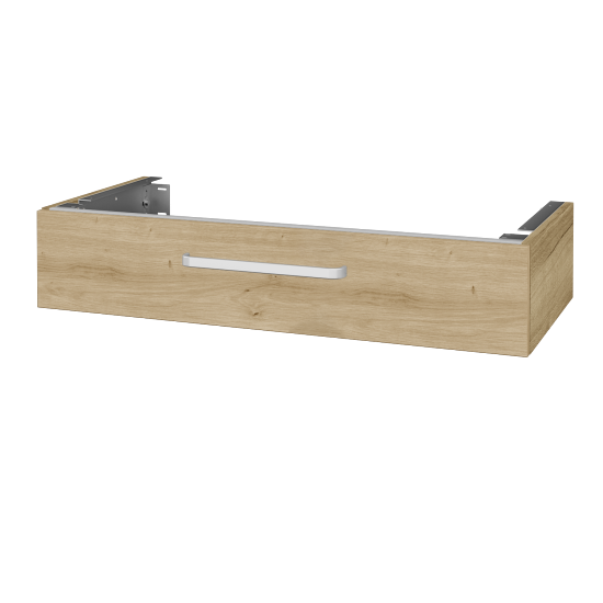 Doplnková skrinka pod dosku DSD SZZ 100 (výška 20 cm)  - D26 Ontario - Úchytka T01 - D22 Karamel - Ne