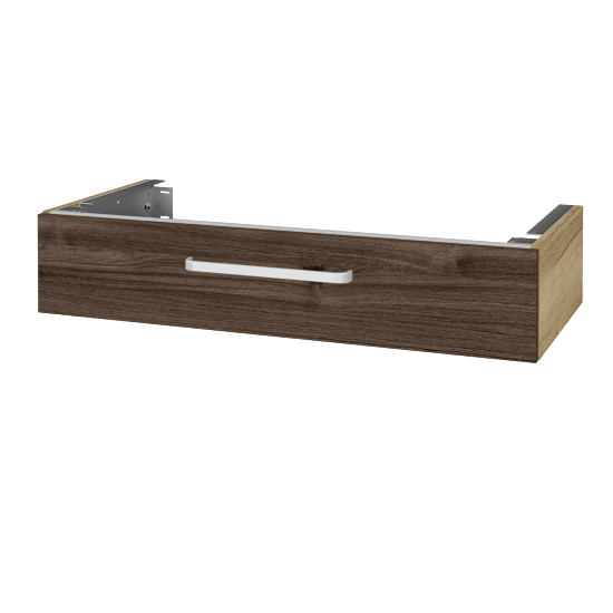 Doplnková skrinka pod dosku DSD SZZ 100 (výška 20 cm)  - D26 Ontario - Úchytka T01 - D25 Teak - Ne