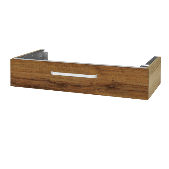 Doplnková skrinka pod dosku DSD SZZ 100 (výška 20 cm)  - D26 Ontario - Úchytka T01 - D27 Cognac - Ne
