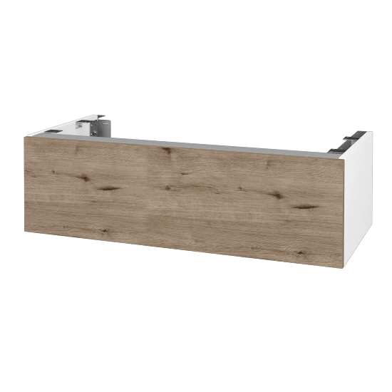 Doplnková skrinka pod dosku DSD SZZ1 100 (výška 30 cm)  - N01 Biela lesk - D23 Herkules - Ne