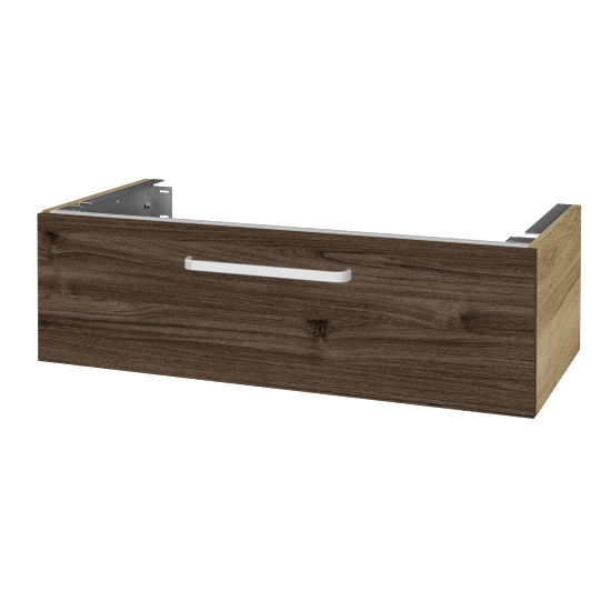 Doplnková skrinka pod dosku DSD SZZ1 100 (výška 30 cm)  - D26 Ontario - Úchytka T01 - D25 Teak - Ne
