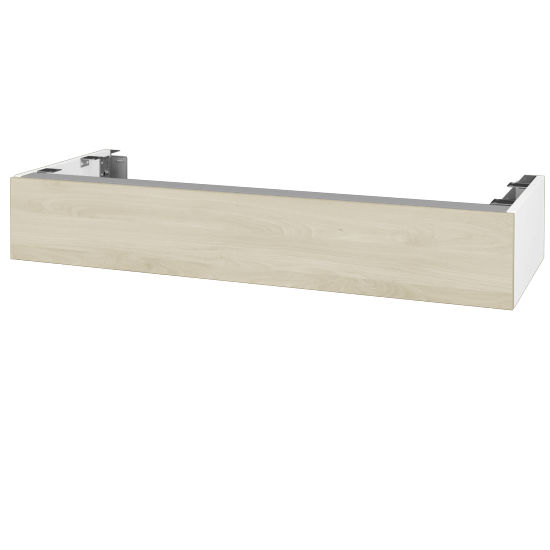 Doplnková skrinka pod dosku DSD SZZ 120 (výška 20 cm)  - N01 Biela lesk - D24 Ohio - Ne