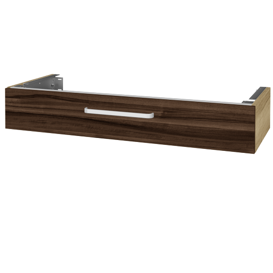 Doplnková skrinka pod dosku DSD SZZ 120 (výška 20 cm)  - D26 Ontario - Úchytka T01 - D06 Orech - Ne